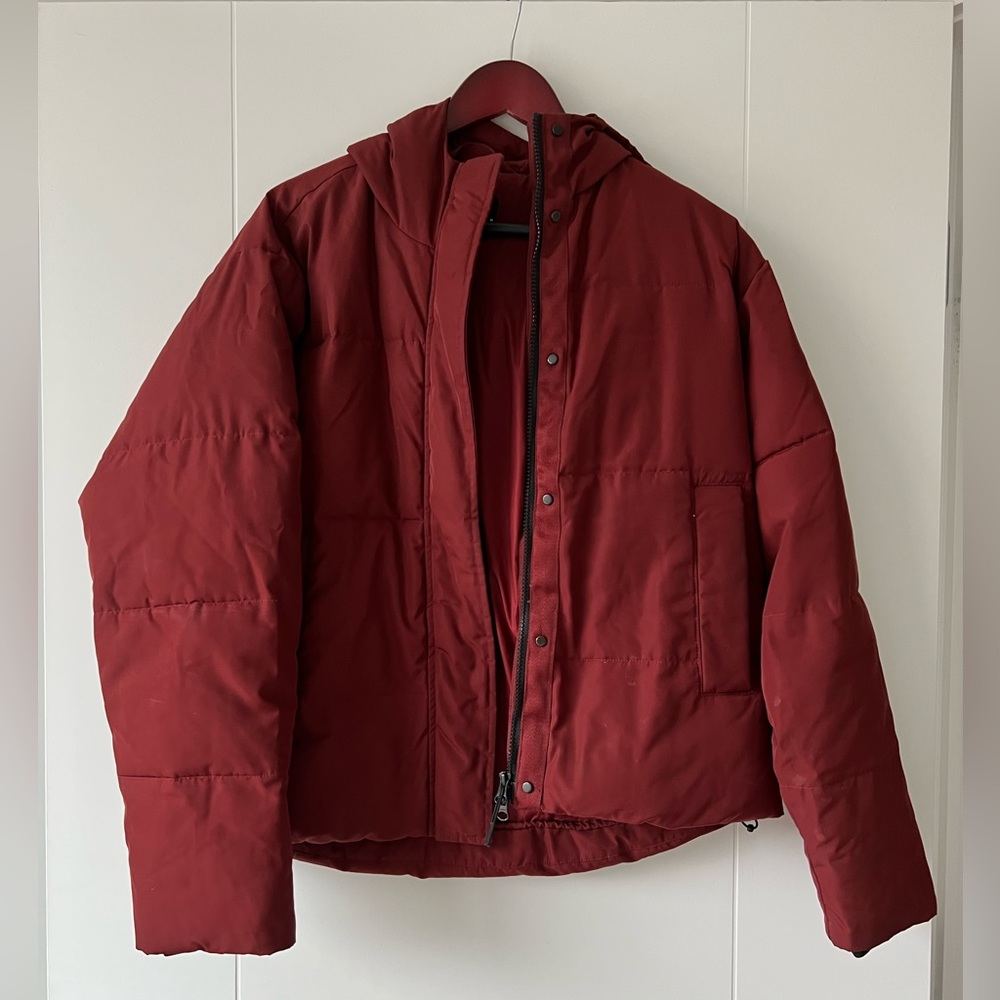 Cropped Everlane ReNew puffer jacket